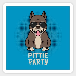 Pittie Party Sticker